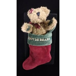 Boyd's Bears Bear in a‎ Velvet Stocking